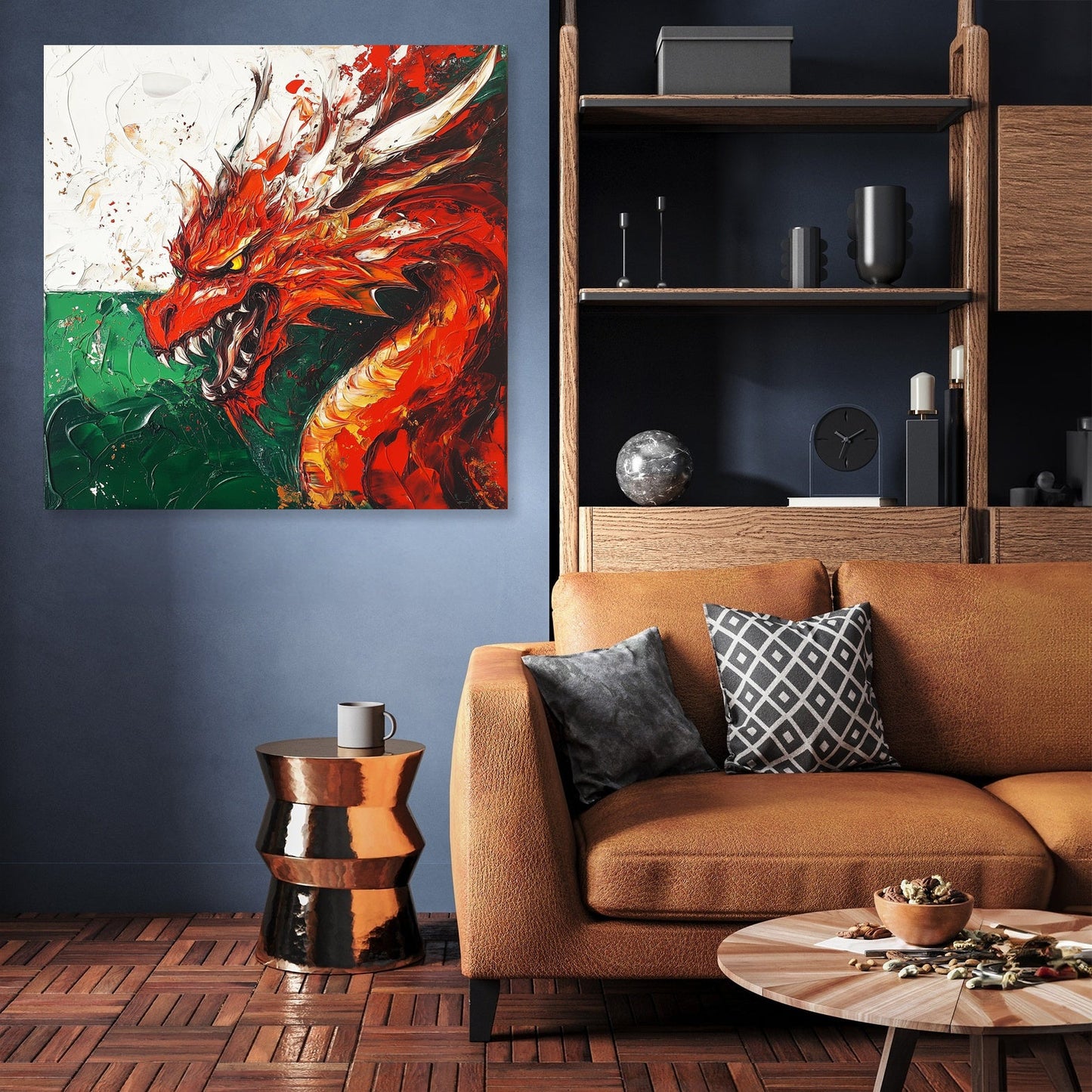 Red Dragon Honour Canvas