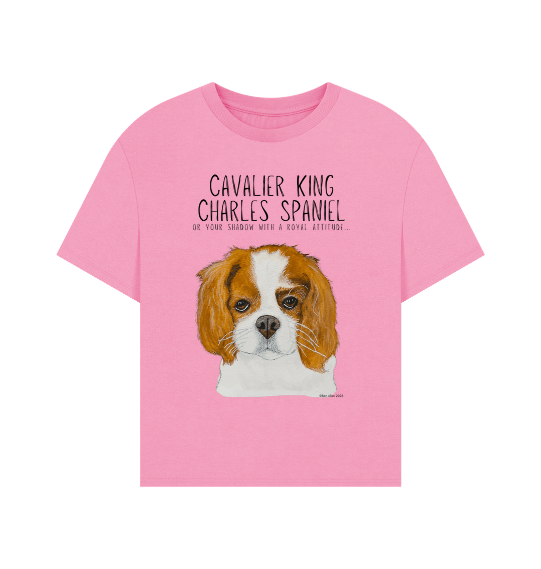 Bow Down, Darling: Sustainable Women’s Tee with Cavalier Queen Vibes