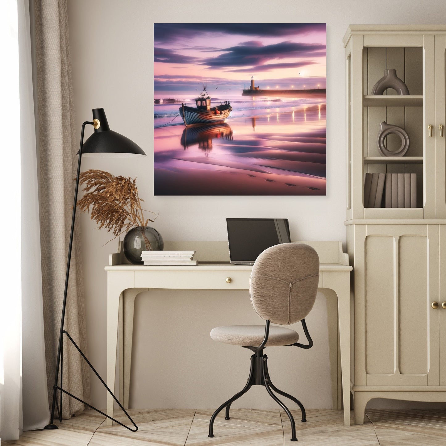 Newcastle Dusk Serenity Canvas