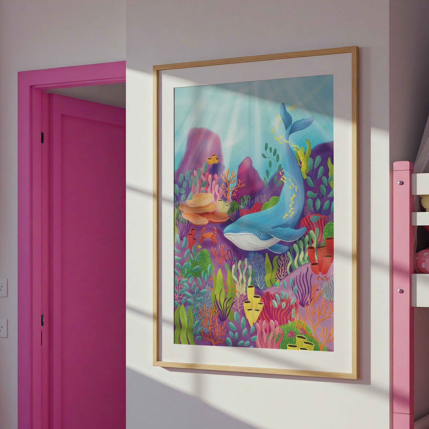 Ocean Art Print- Colourful Home Decor: Multiple Sizes