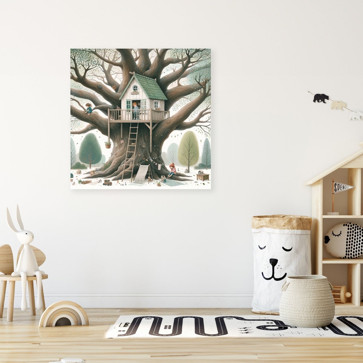 Cosy Treehouse Canvas