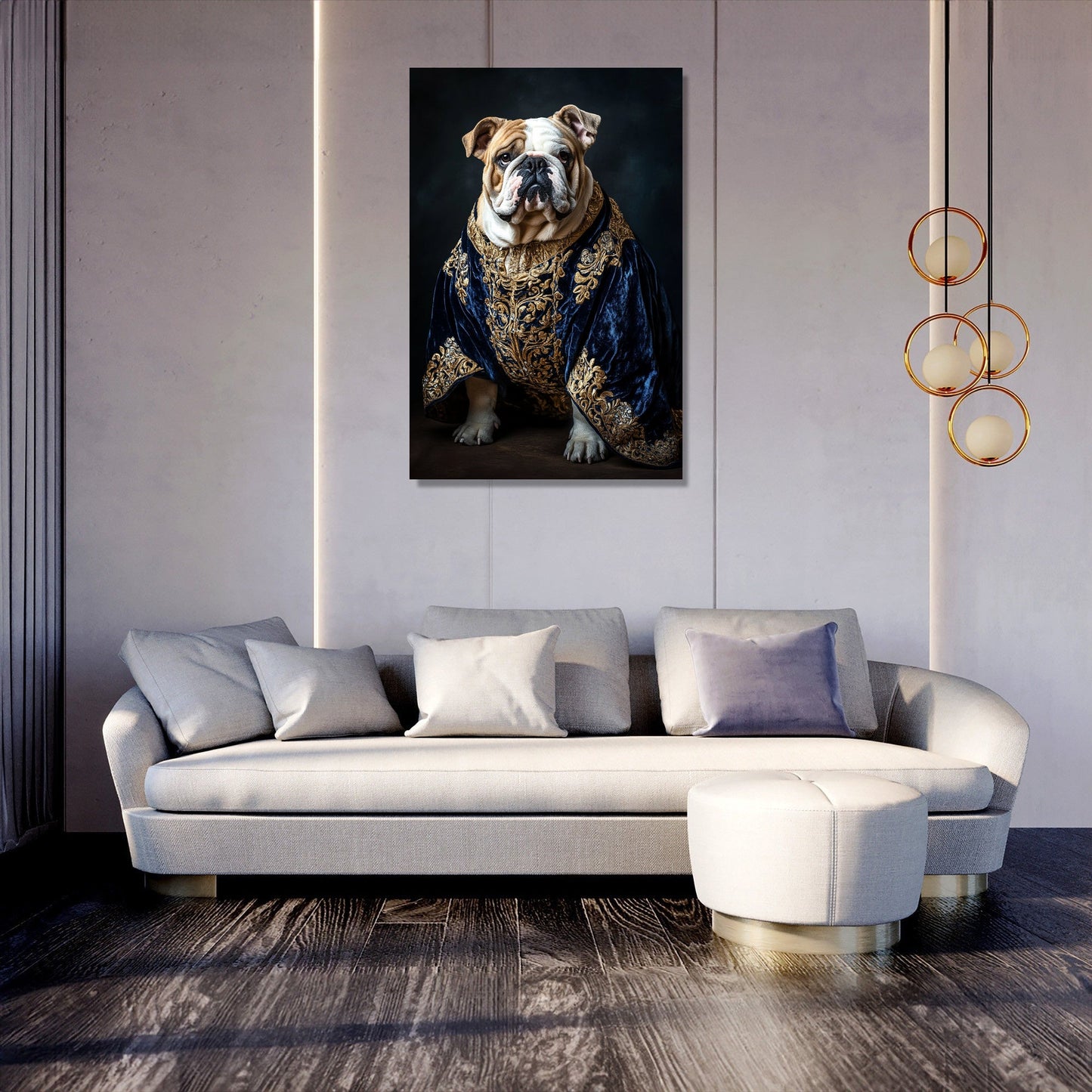 Royal Bulldog Canvas