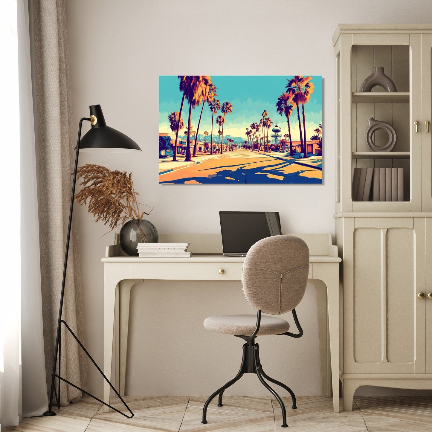 Golden Surf LA Canvas