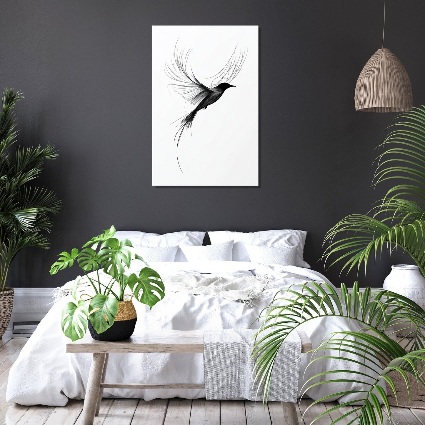 Ethereal Avian Flight Canvas