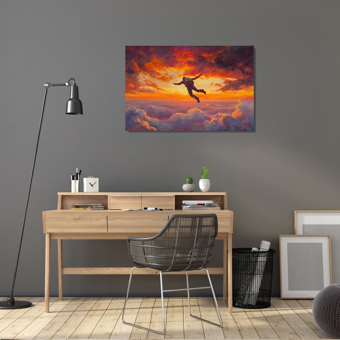 Skydiver’s Dawn Canvas