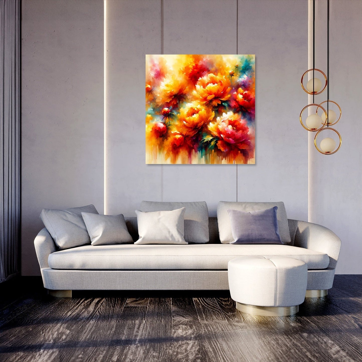 Eternal Peony Canvas