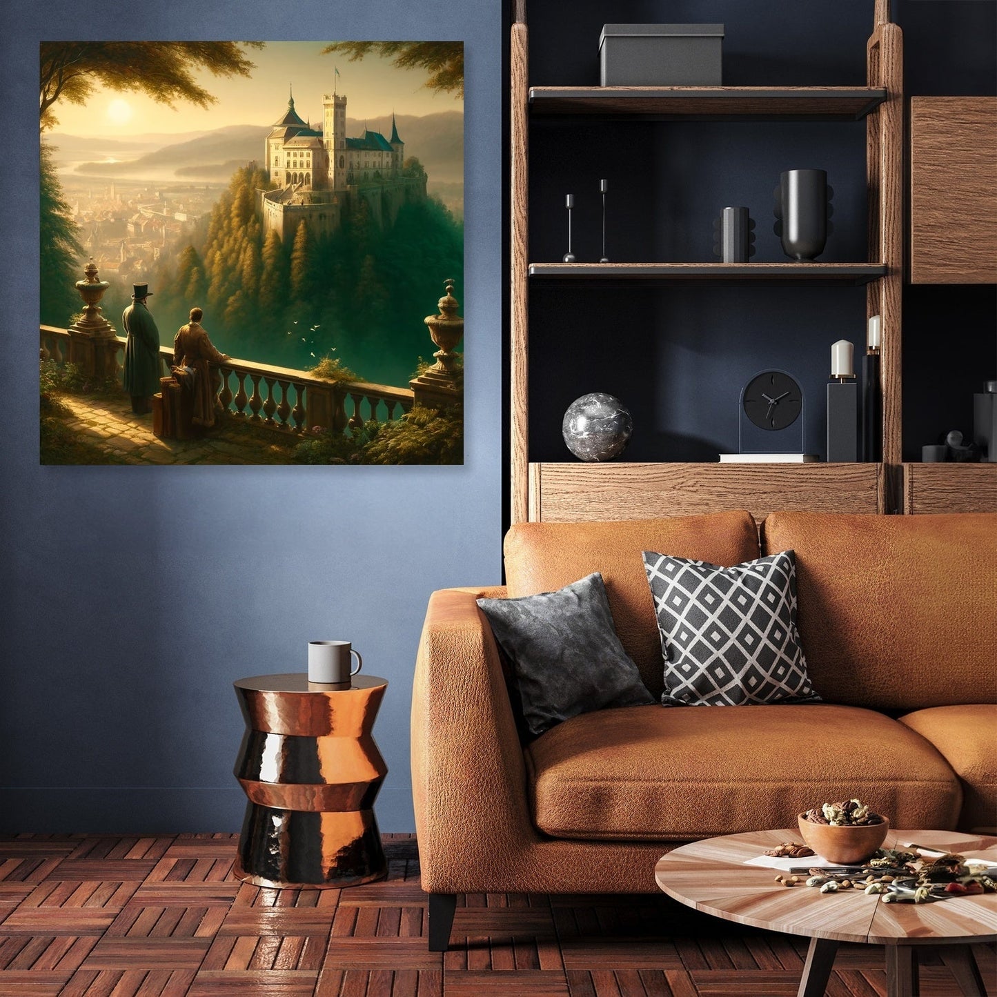 Morning Majesty at Ljubljana Castle Canvas