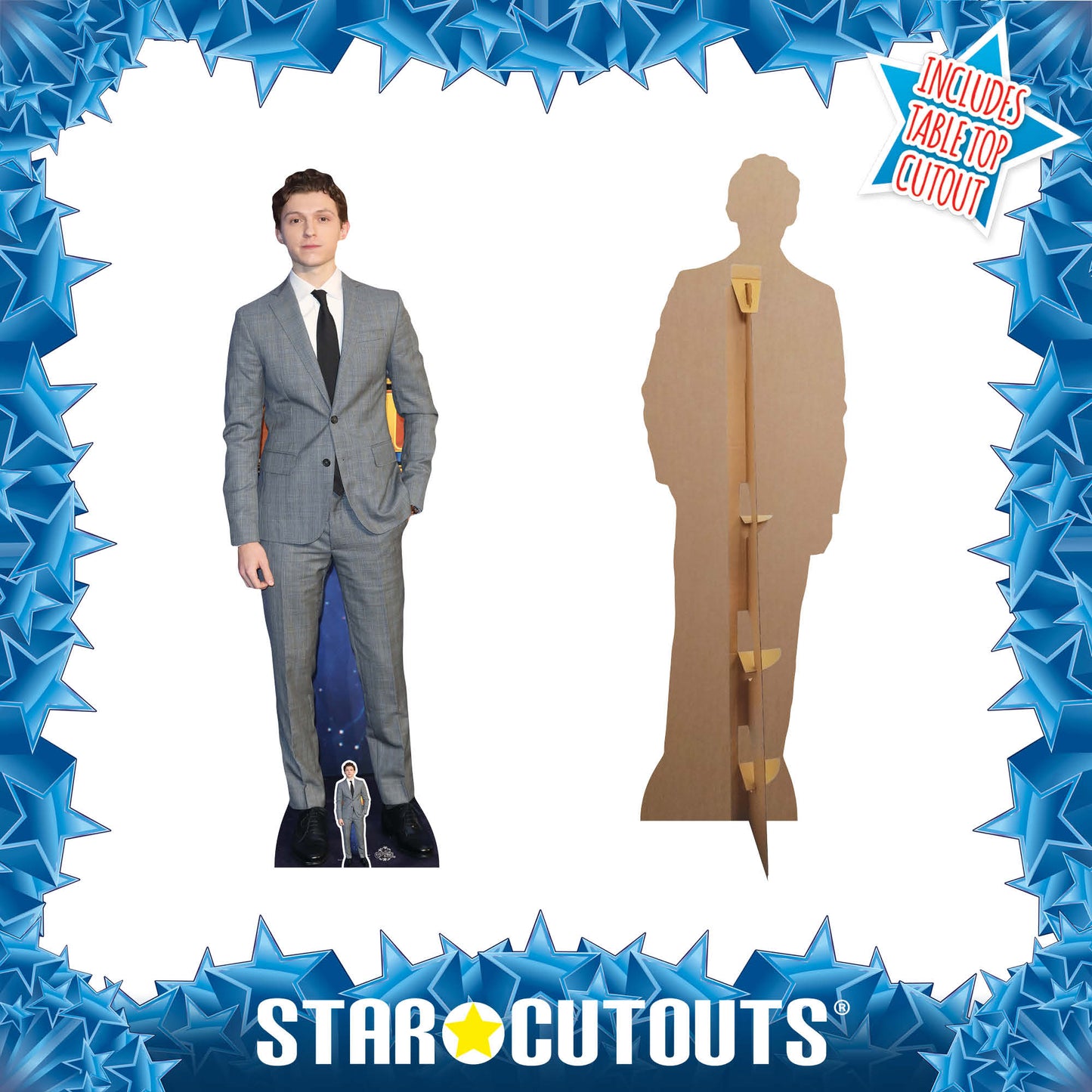 CS756 Tom Holland Height 174cm Lifesize Cardboard Cut Out With Mini
