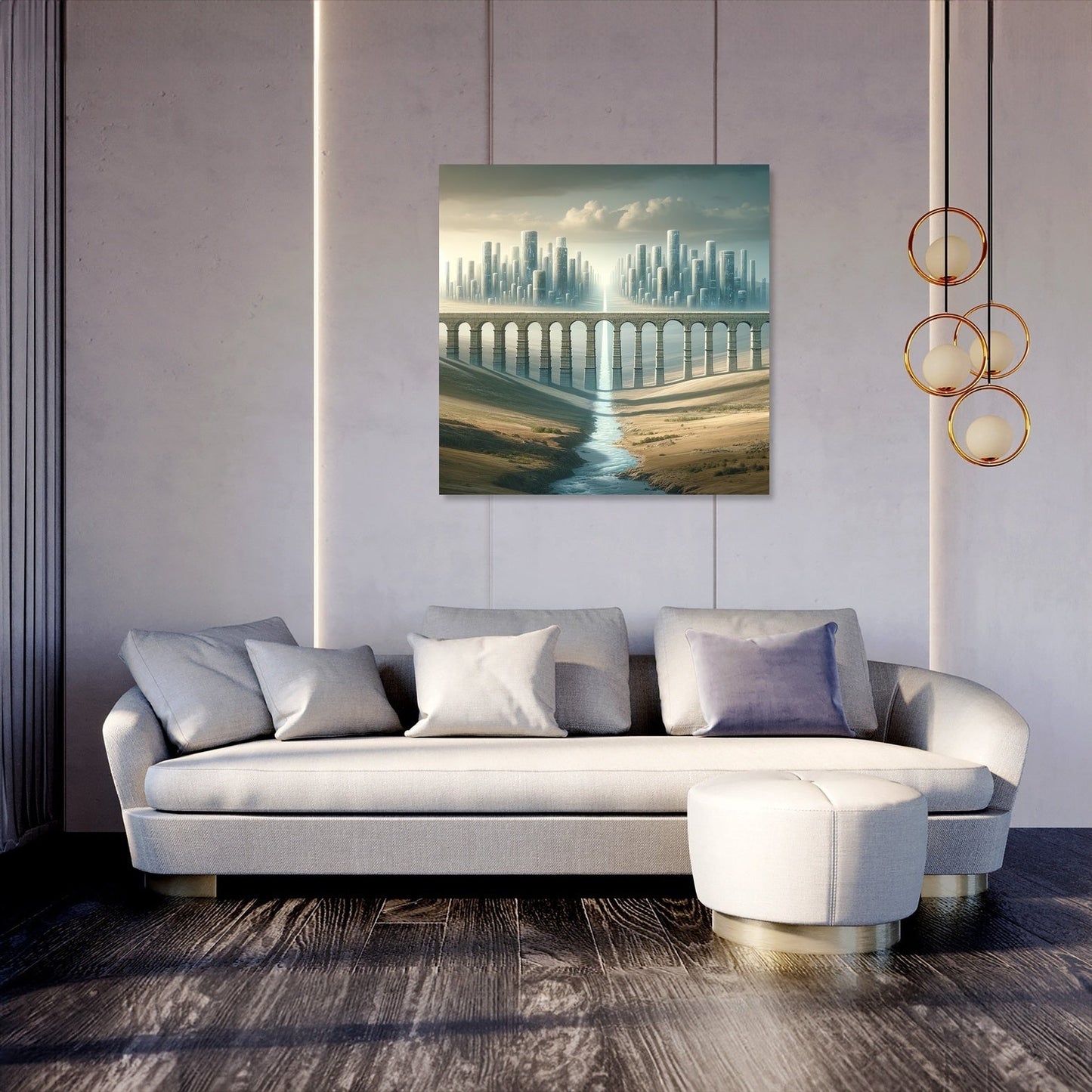 Aqueduct of Futures Past Canvas