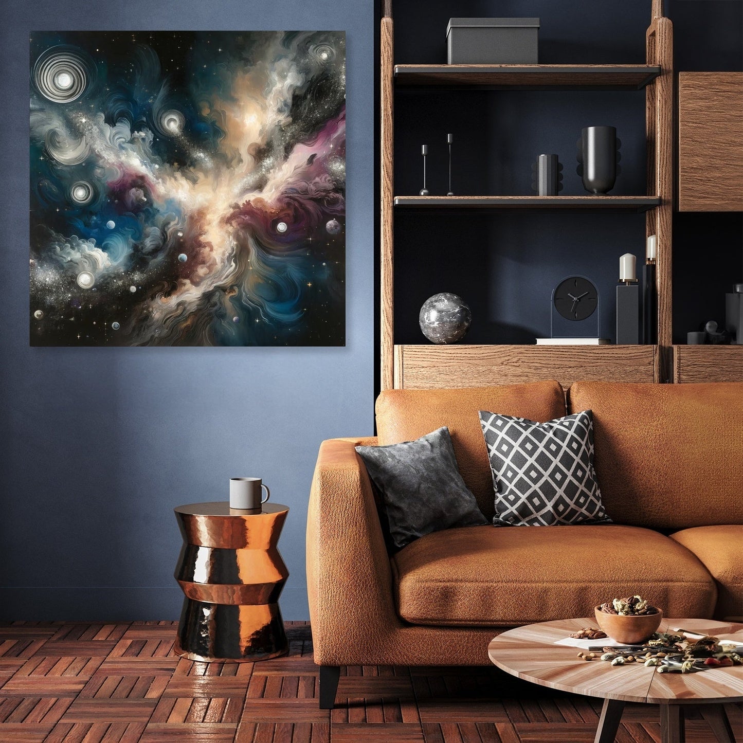 Galactic Whirl Canvas