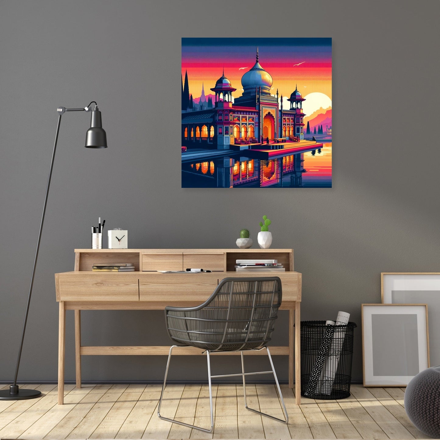 Modern Ahsan Manzil Dawn Canvas