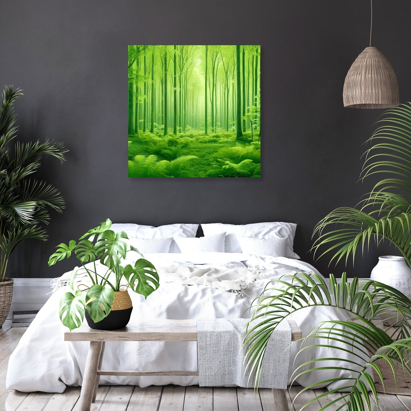 Lime Green Canopy Canvas