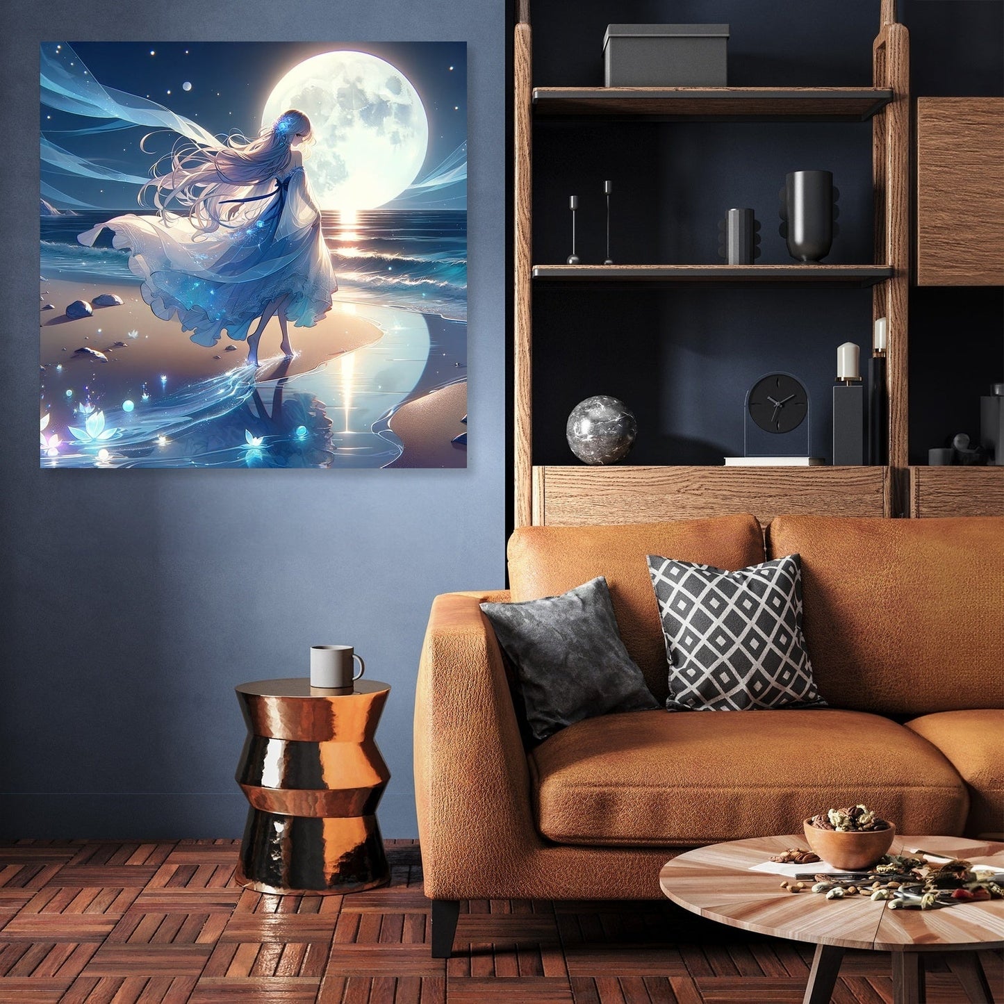 Mystic Moonlight Dance Canvas