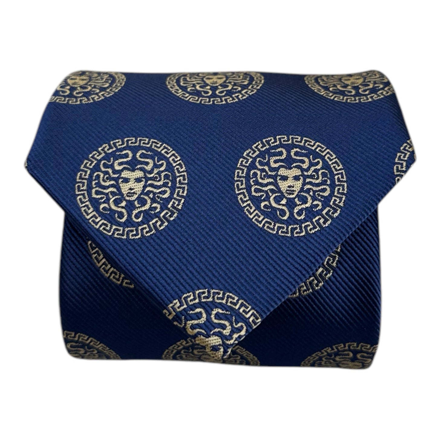 Medusa Tie Blue & Gold