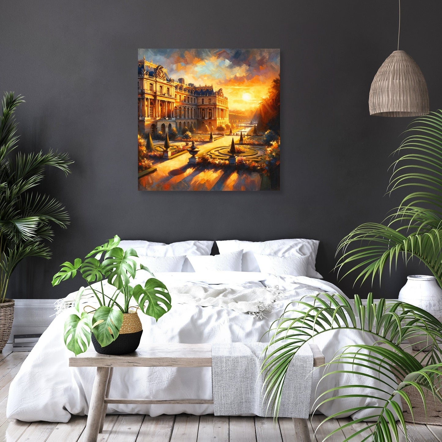 Versailles' Golden Aura Paris Canvas