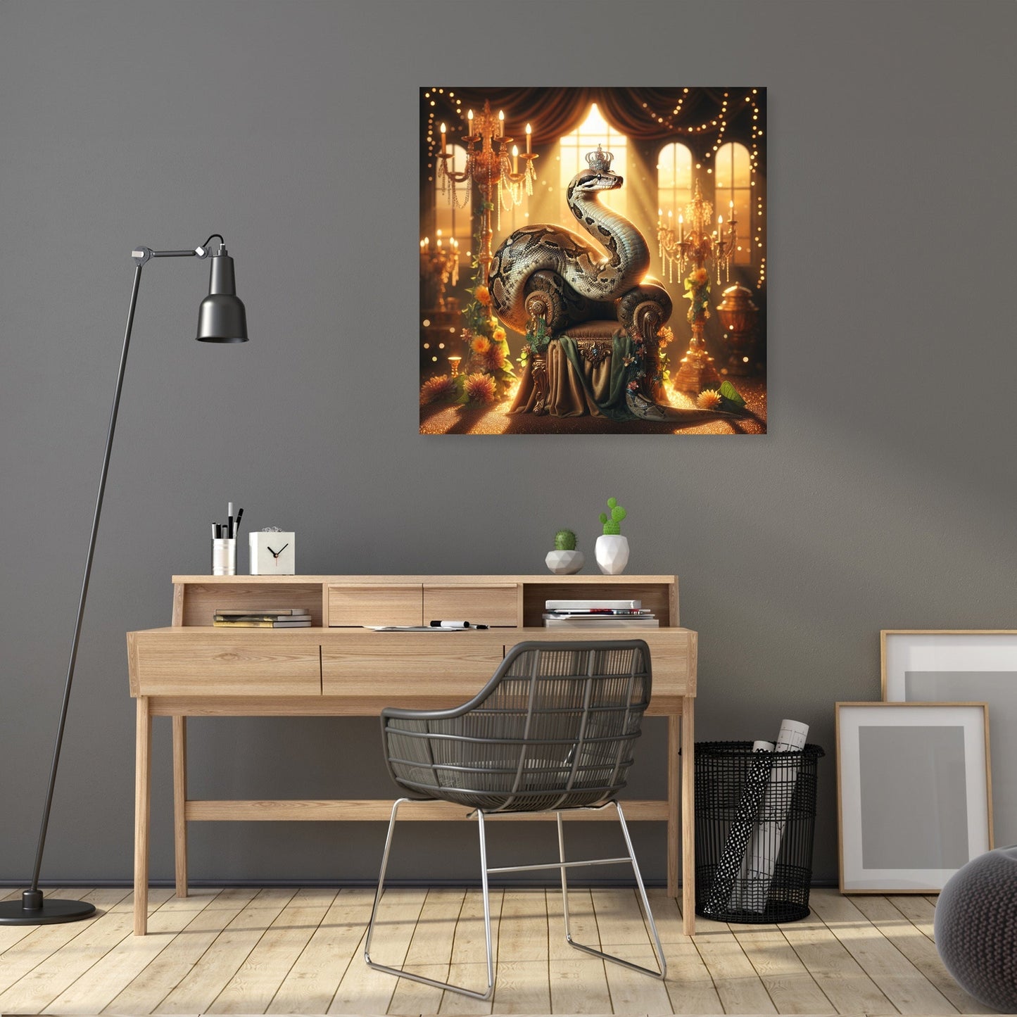 Regal Serpent Majesty Canvas