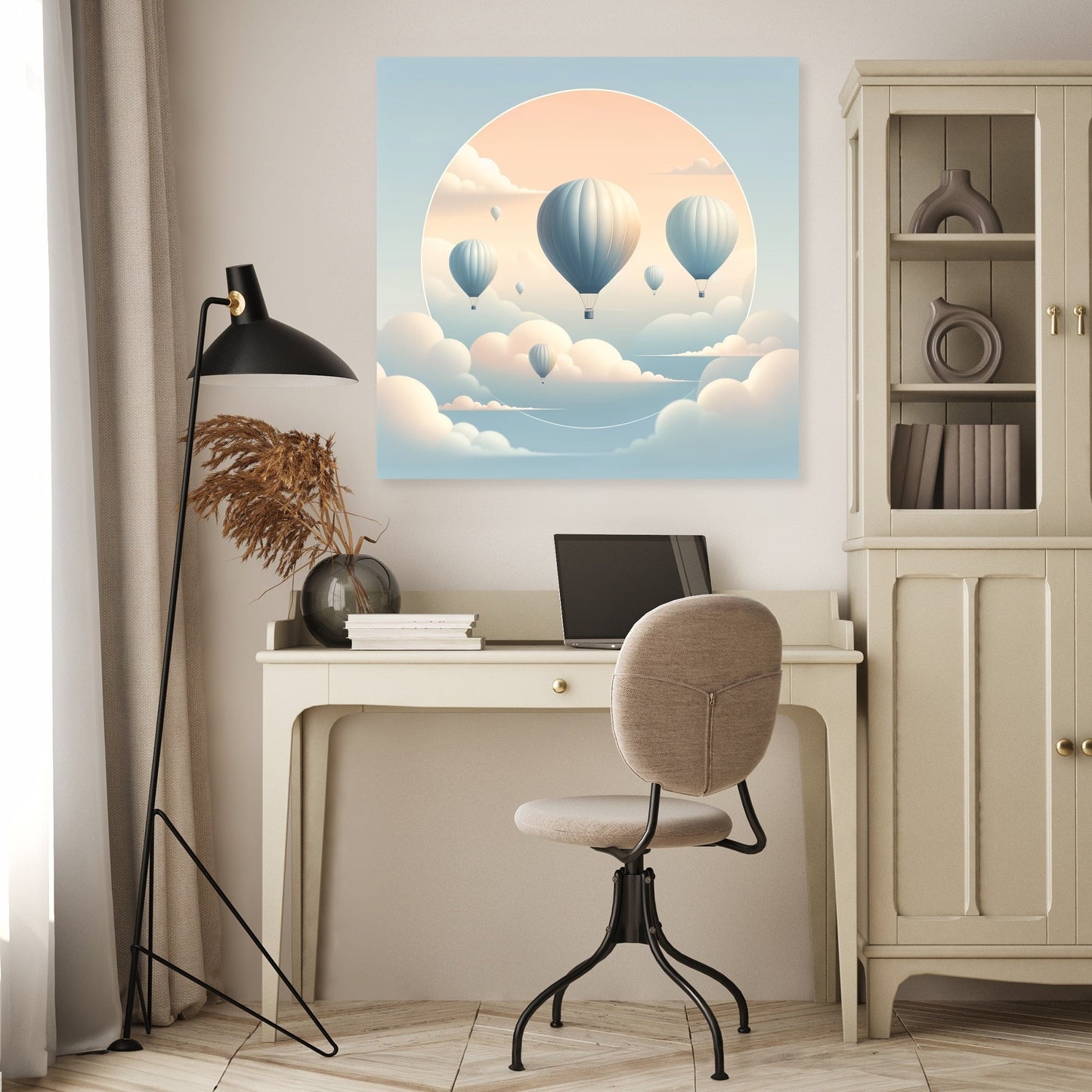 Pastel Ascent Canvas