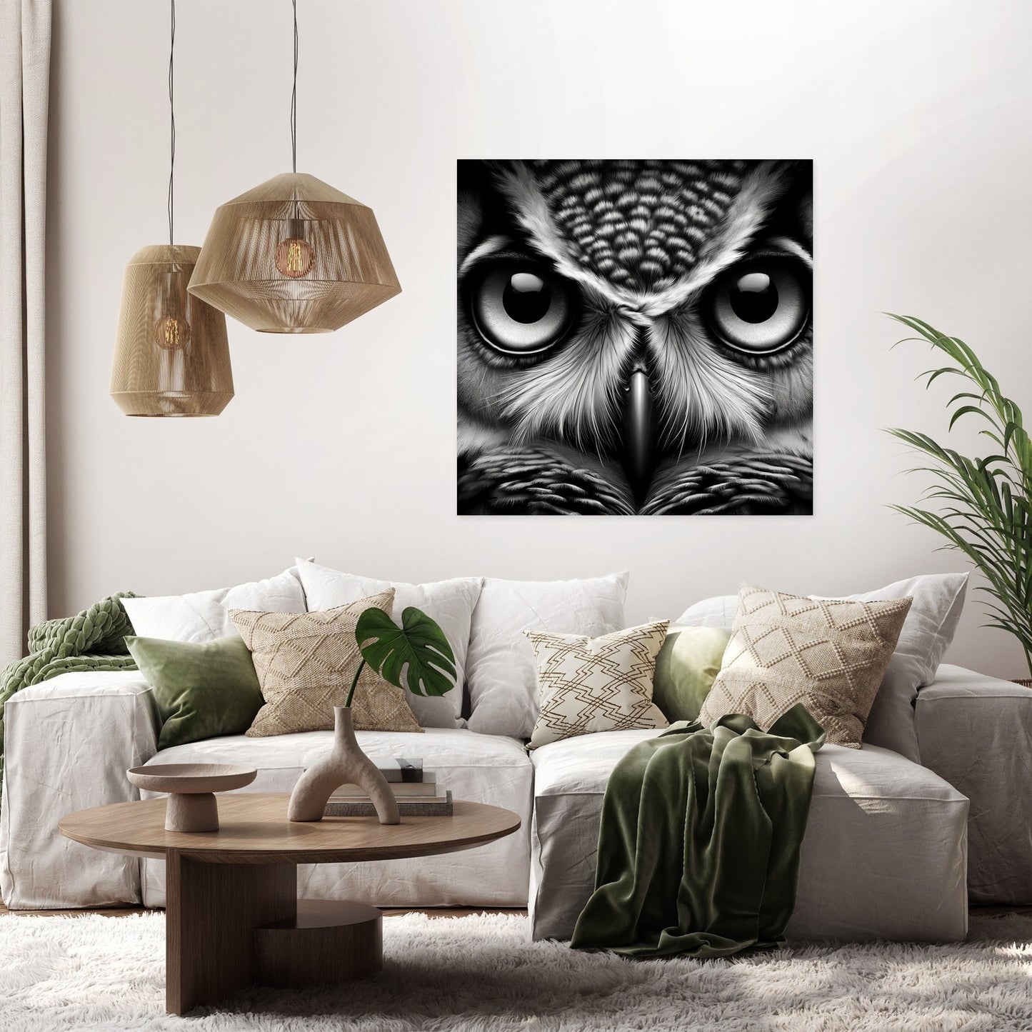 Gaze of the Night Canvas