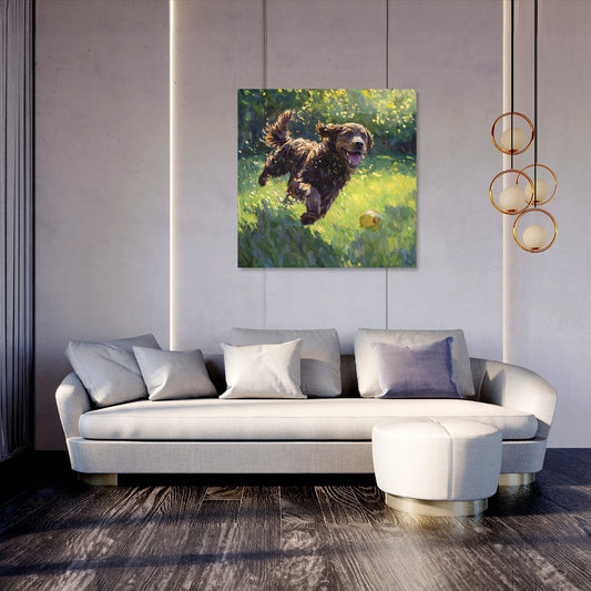 Fetching Joy Canvas
