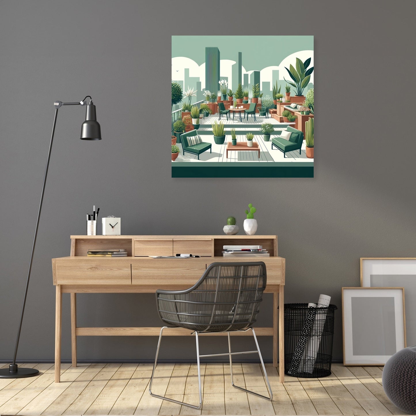 Rooftop Retreat Canvas