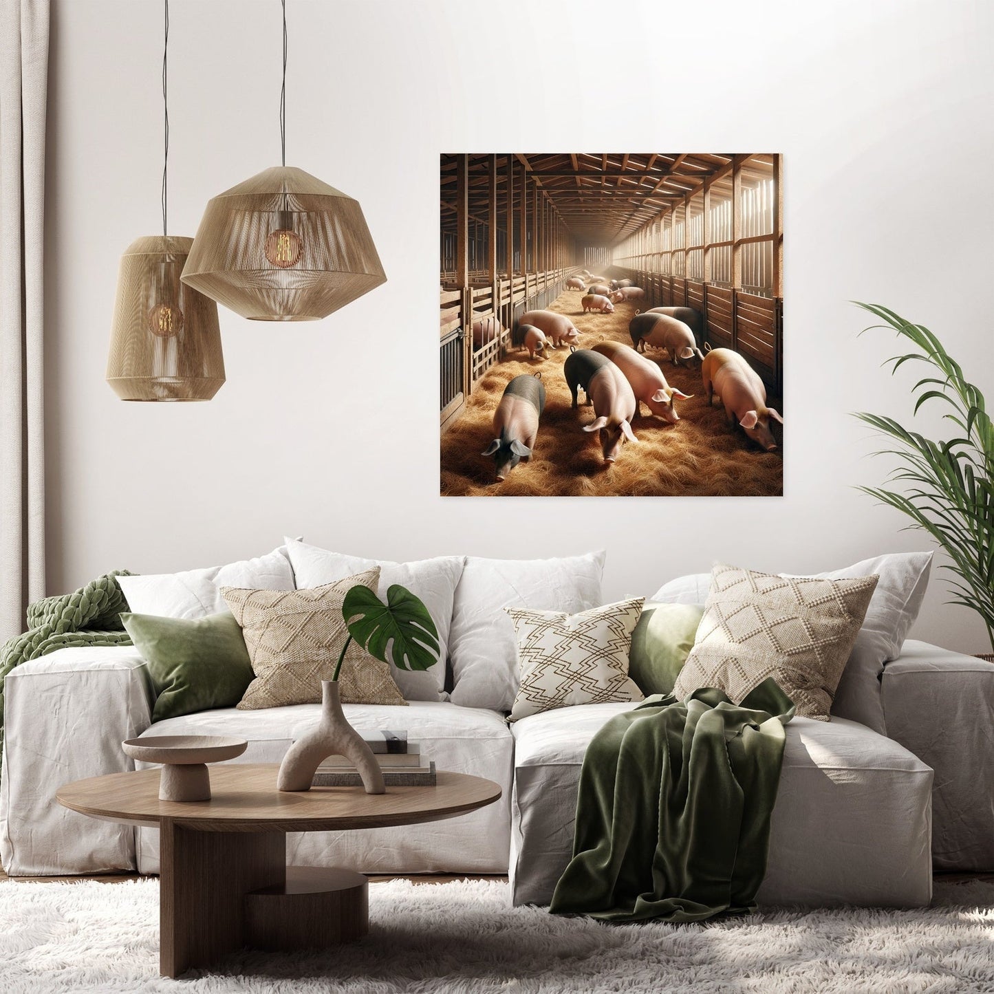 Pigsty Life Canvas