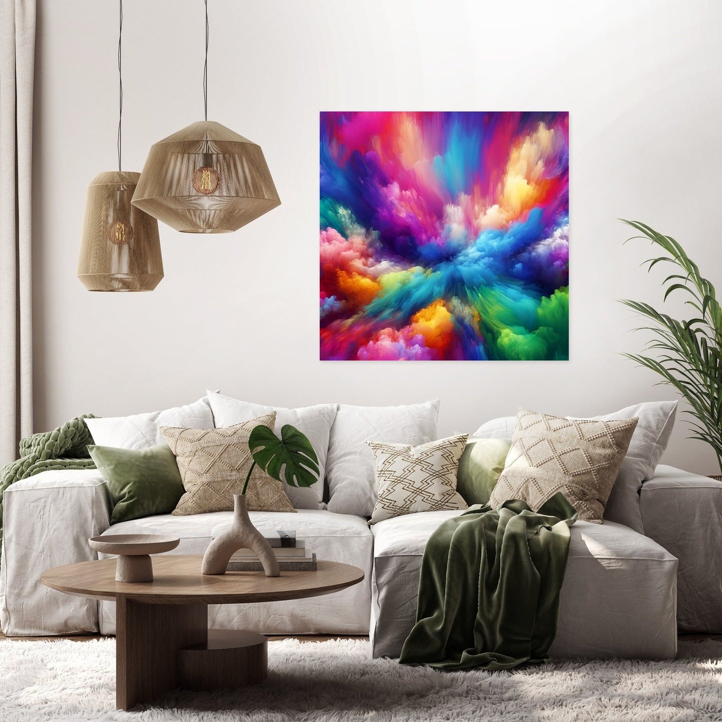 Serene Vibrance Canvas