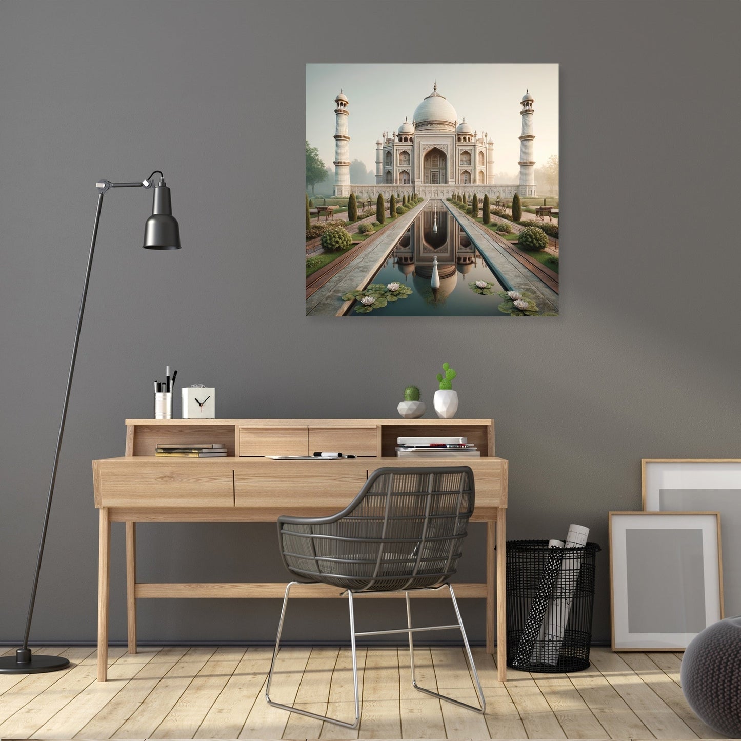 Dawn at Taj Canvas