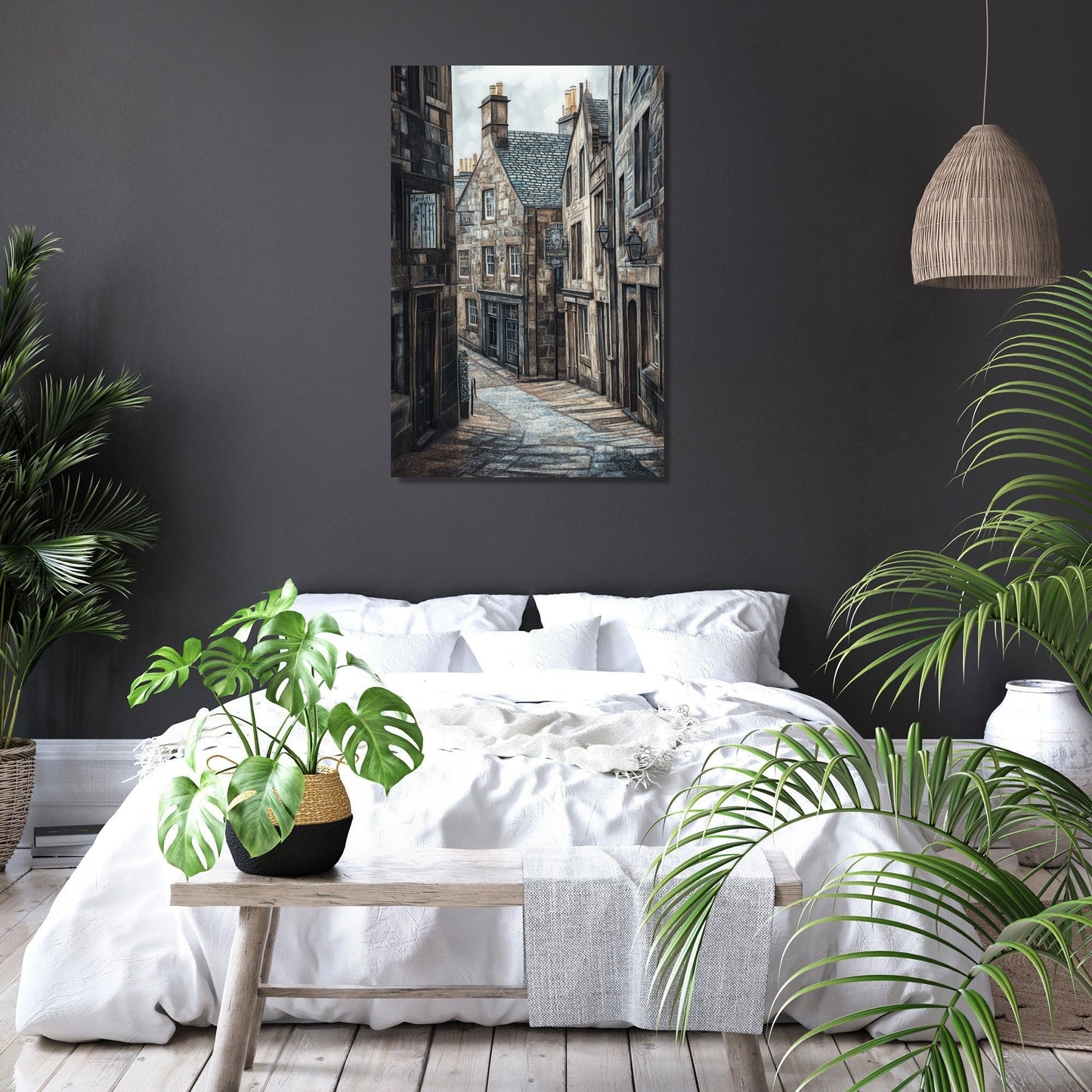 Royal Mile Impressionist Canvas