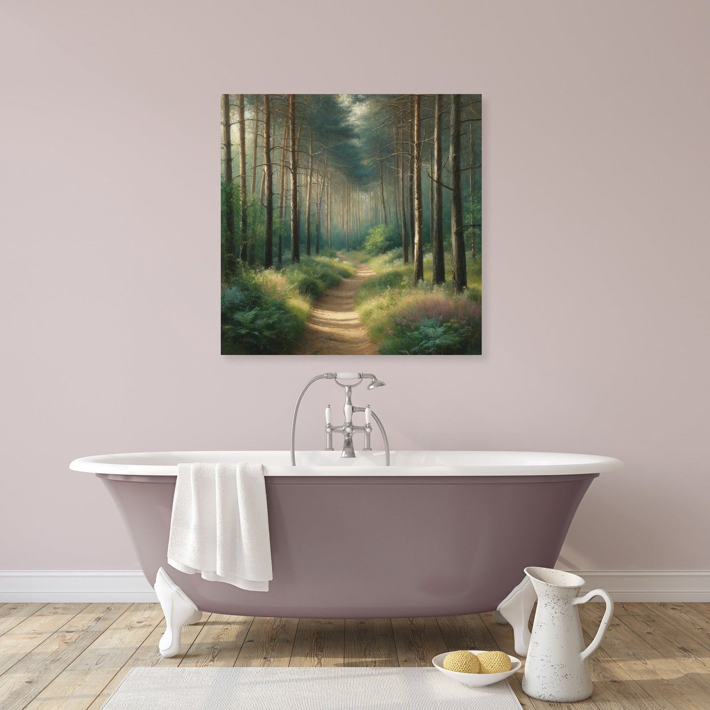 Forest Path Tranquility Canvas