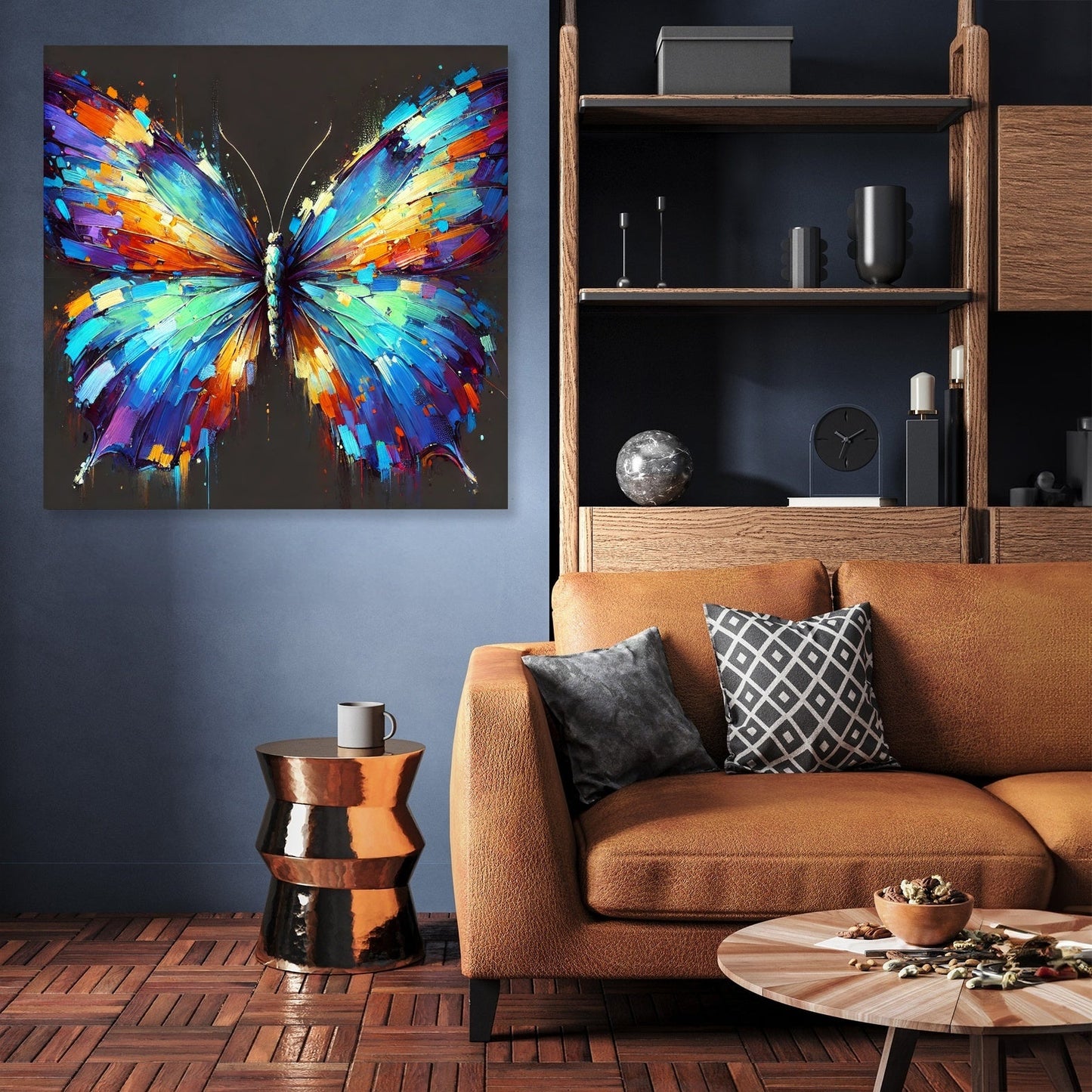 Vibrant Butterfly Dreams Canvas