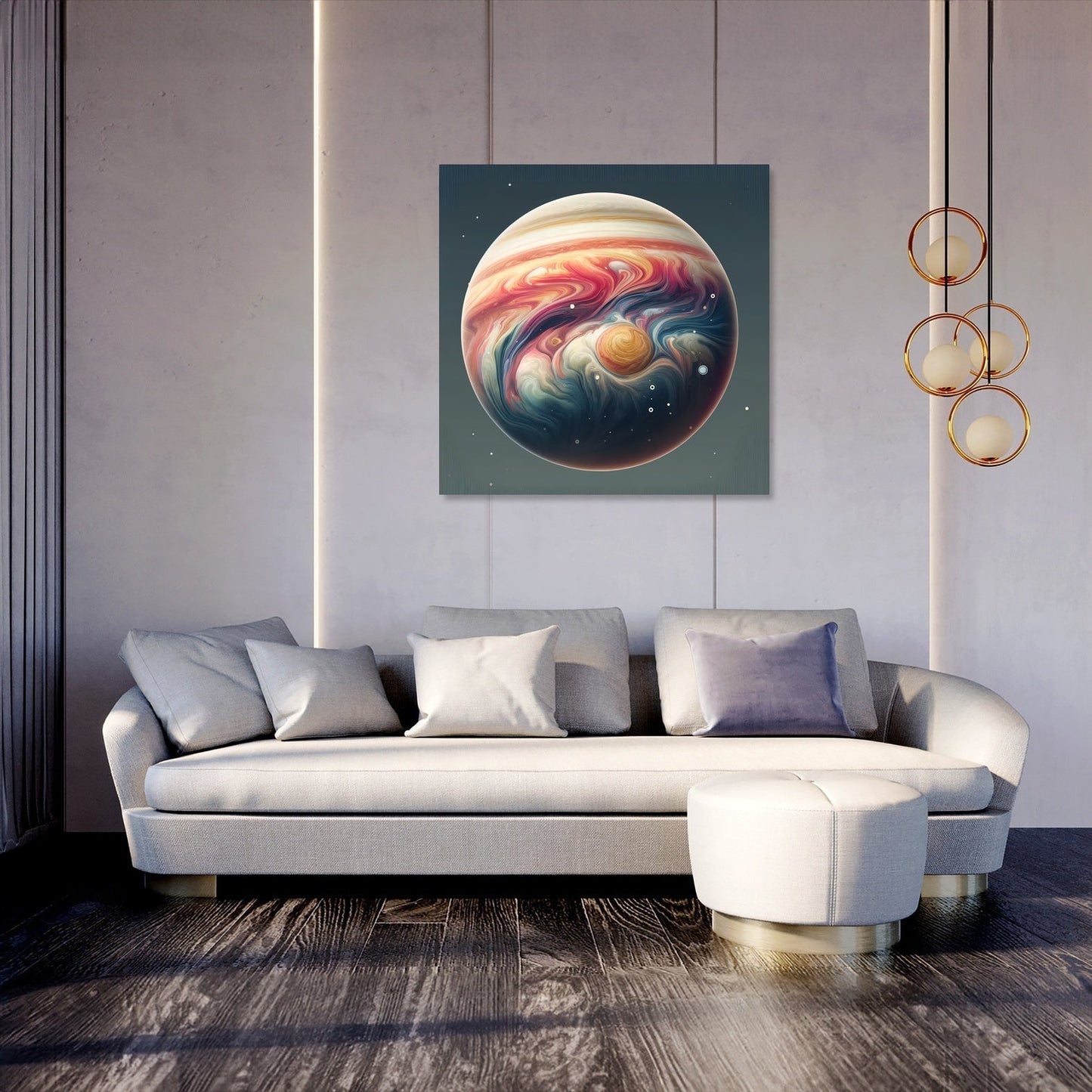 Eccentric Jupiter Canvas