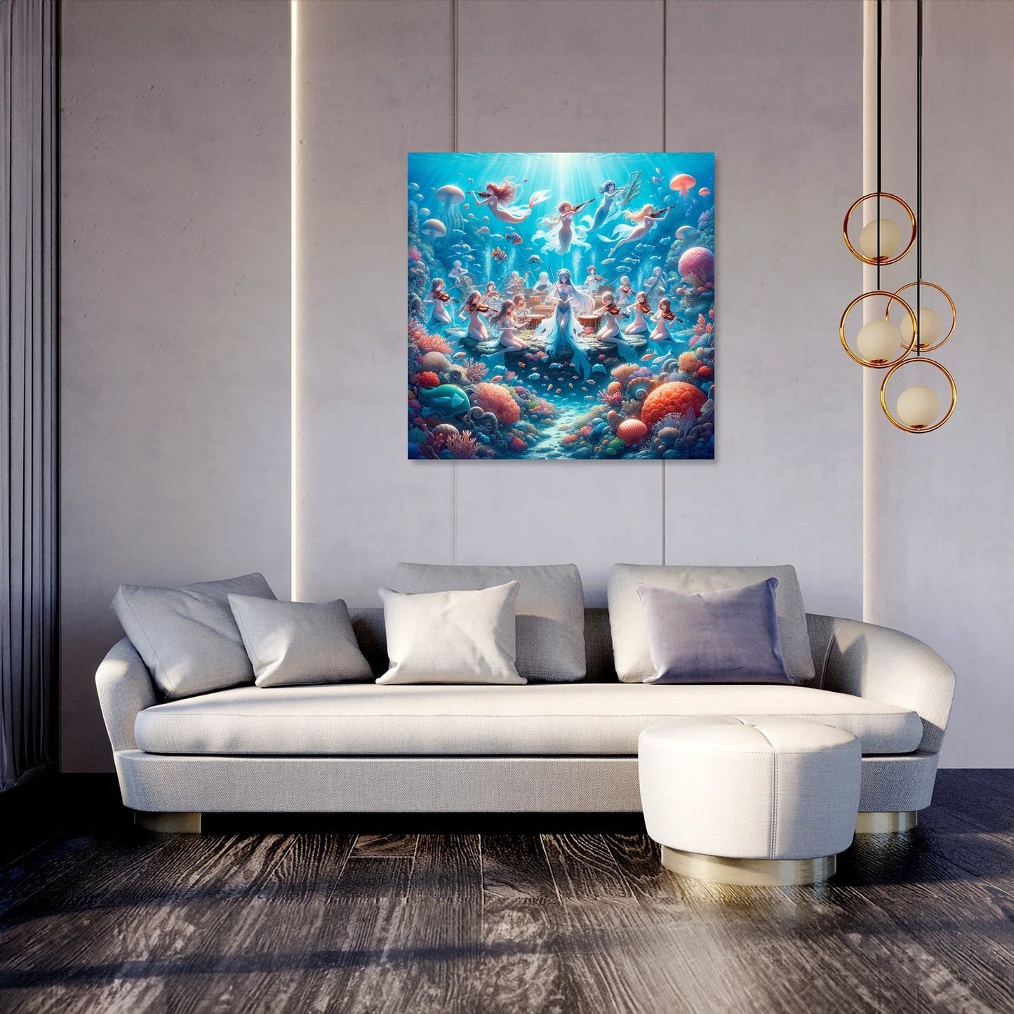 Coral Symphony Canvas