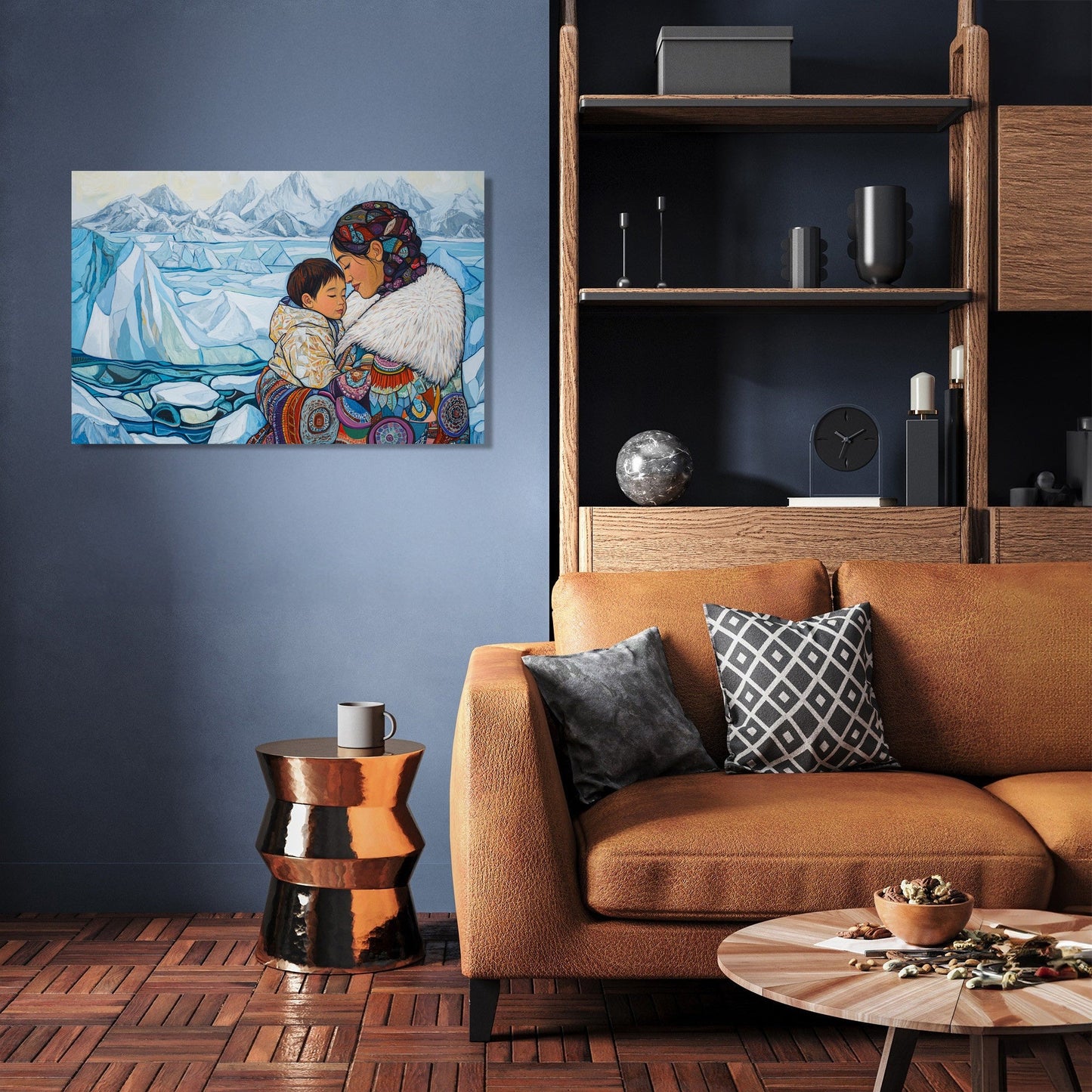 Inuit Maternal Embrace Canvas