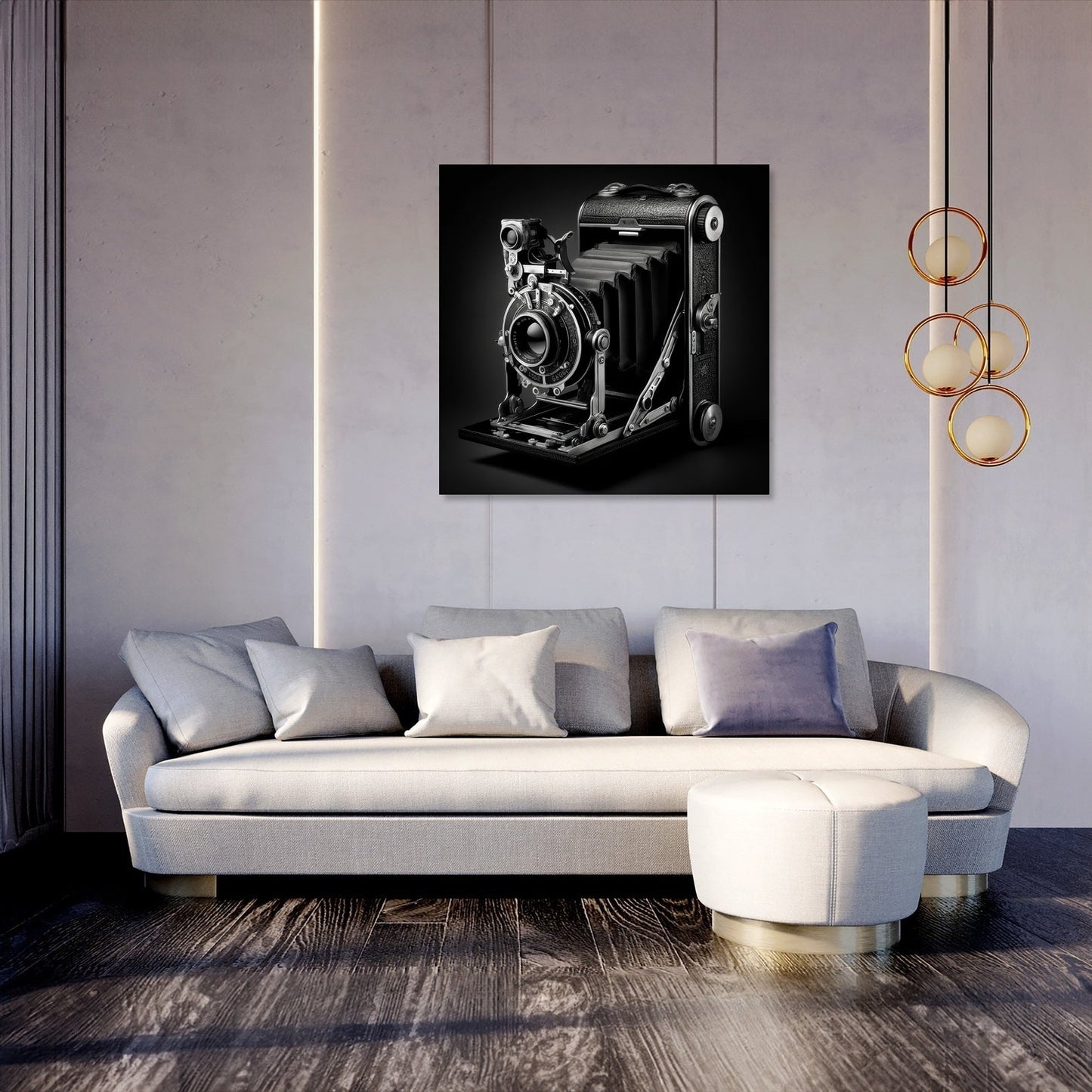 Antique Camera Elegance Canvas