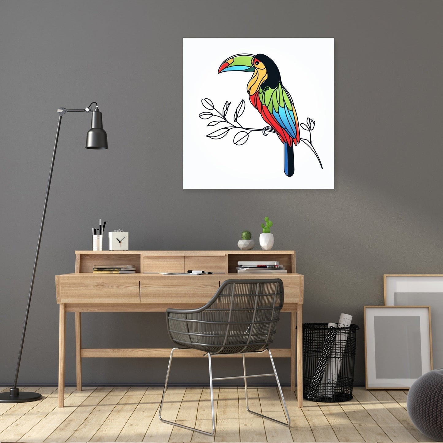 Vibrant Minimalism Canvas