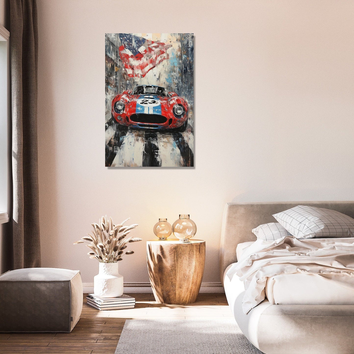 Thrilling Finish Line Canvas