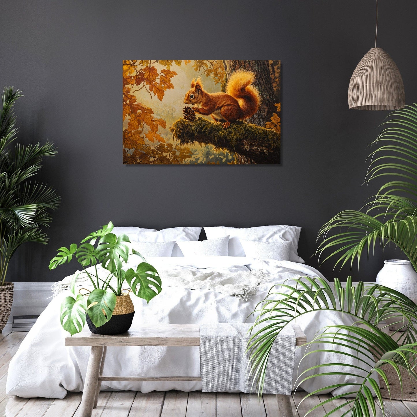Red Squirrel Sanctuary Canvas
