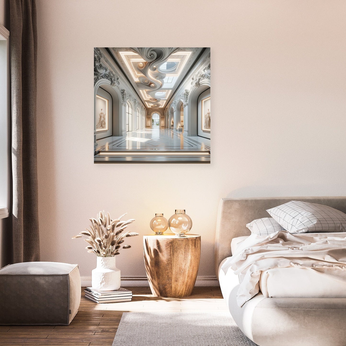 Baroque Minimalism Canvas