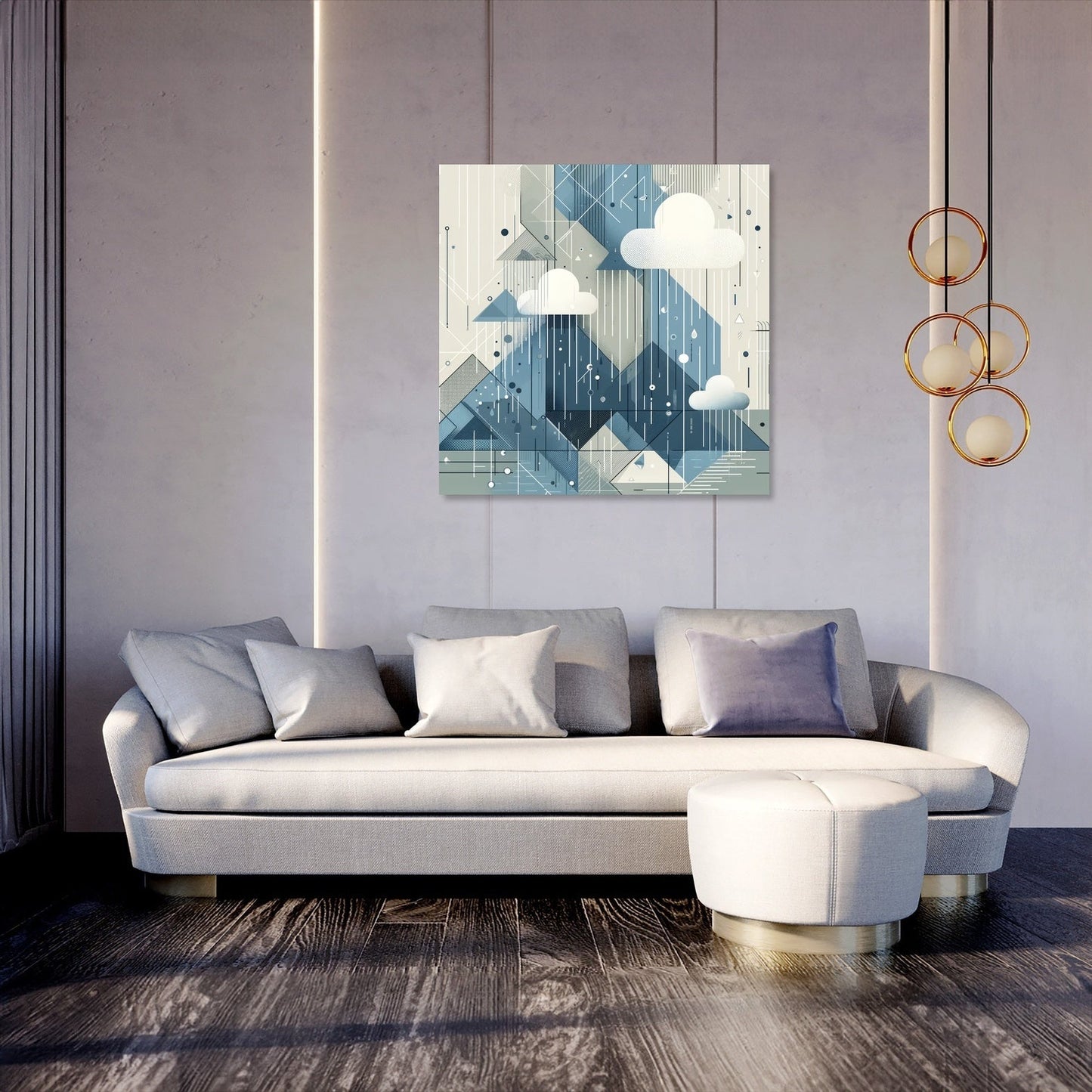 Rainfall Serenity Canvas