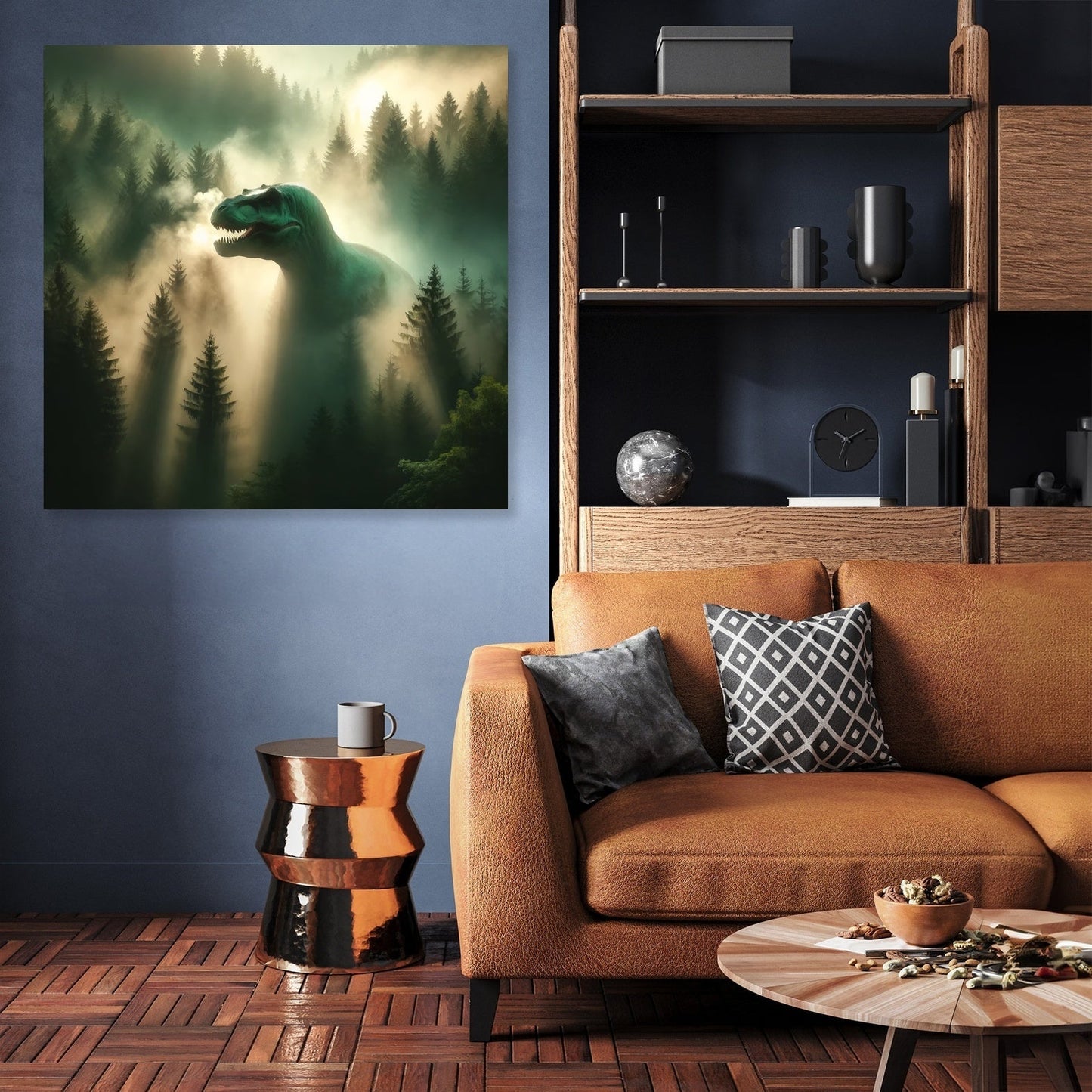 Misty Dawn T. Rex Canvas