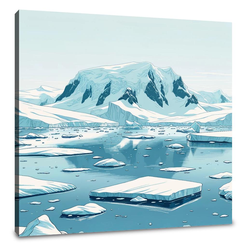 Antarctic Serenity Canvas