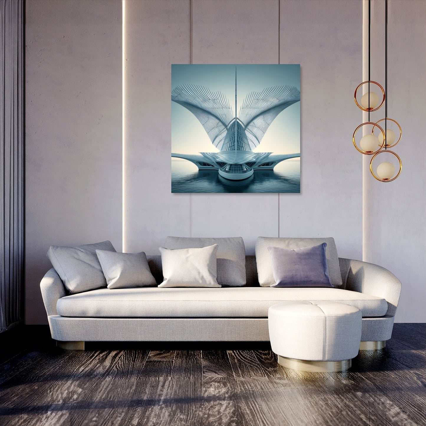 Milwaukee Art Wave Canvas