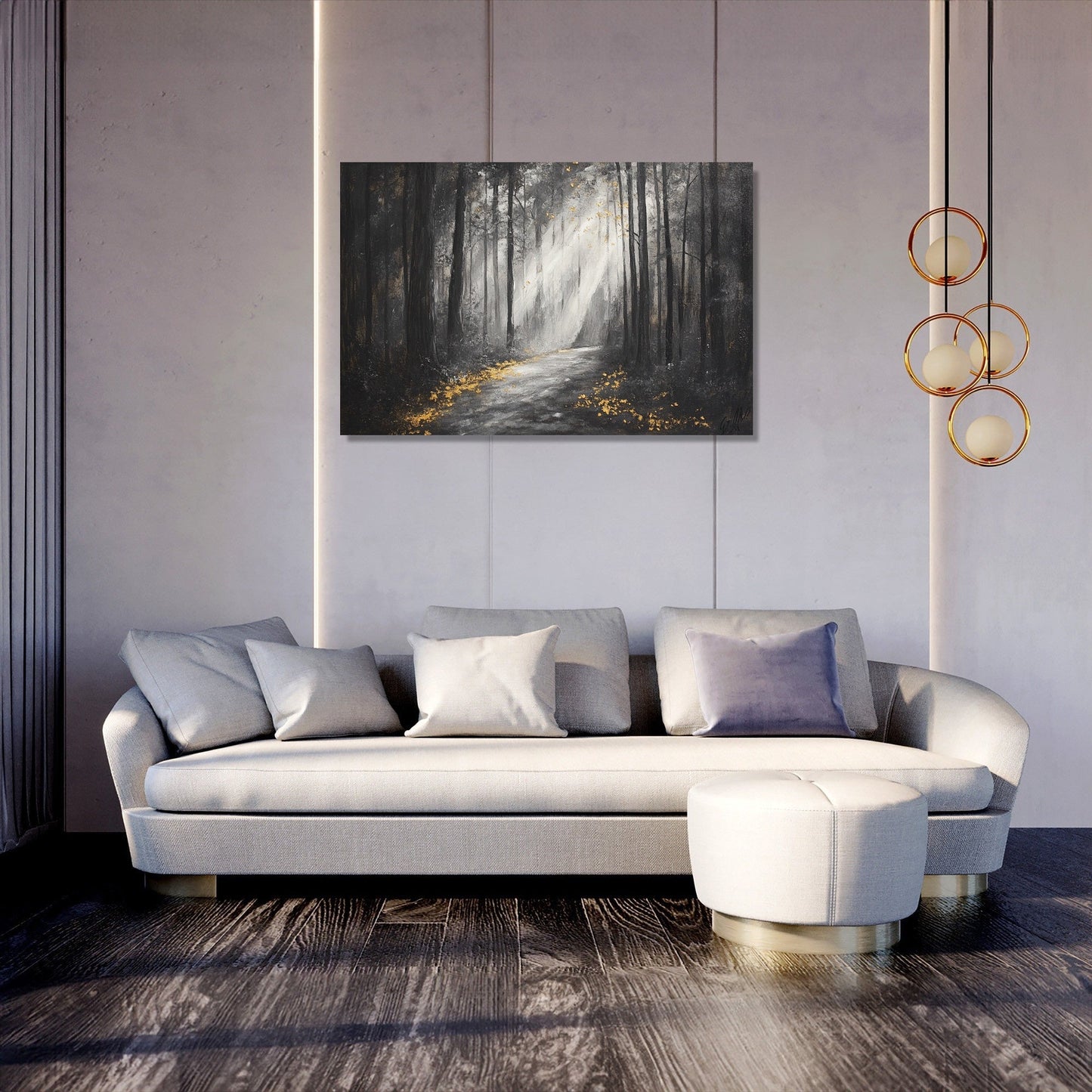 Golden Whisper Canvas