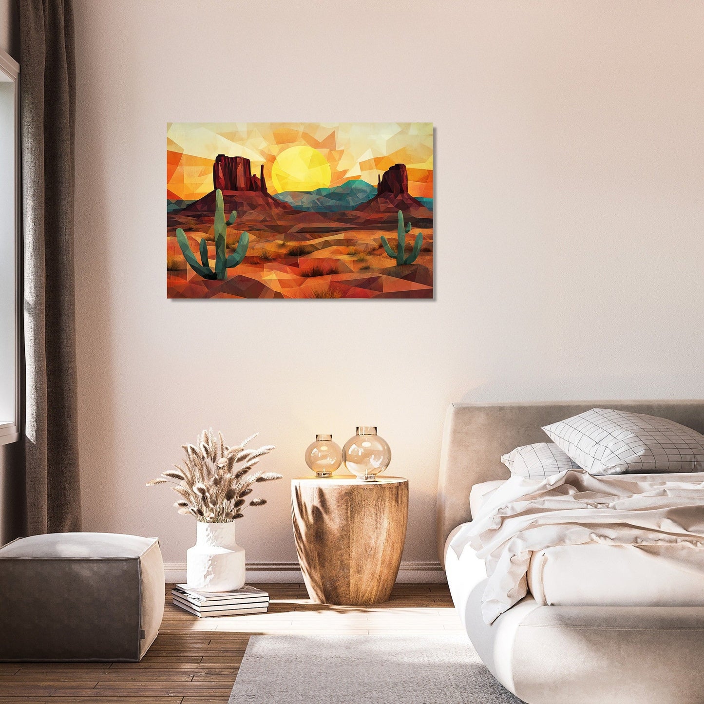 Geometric Wild West Canvas