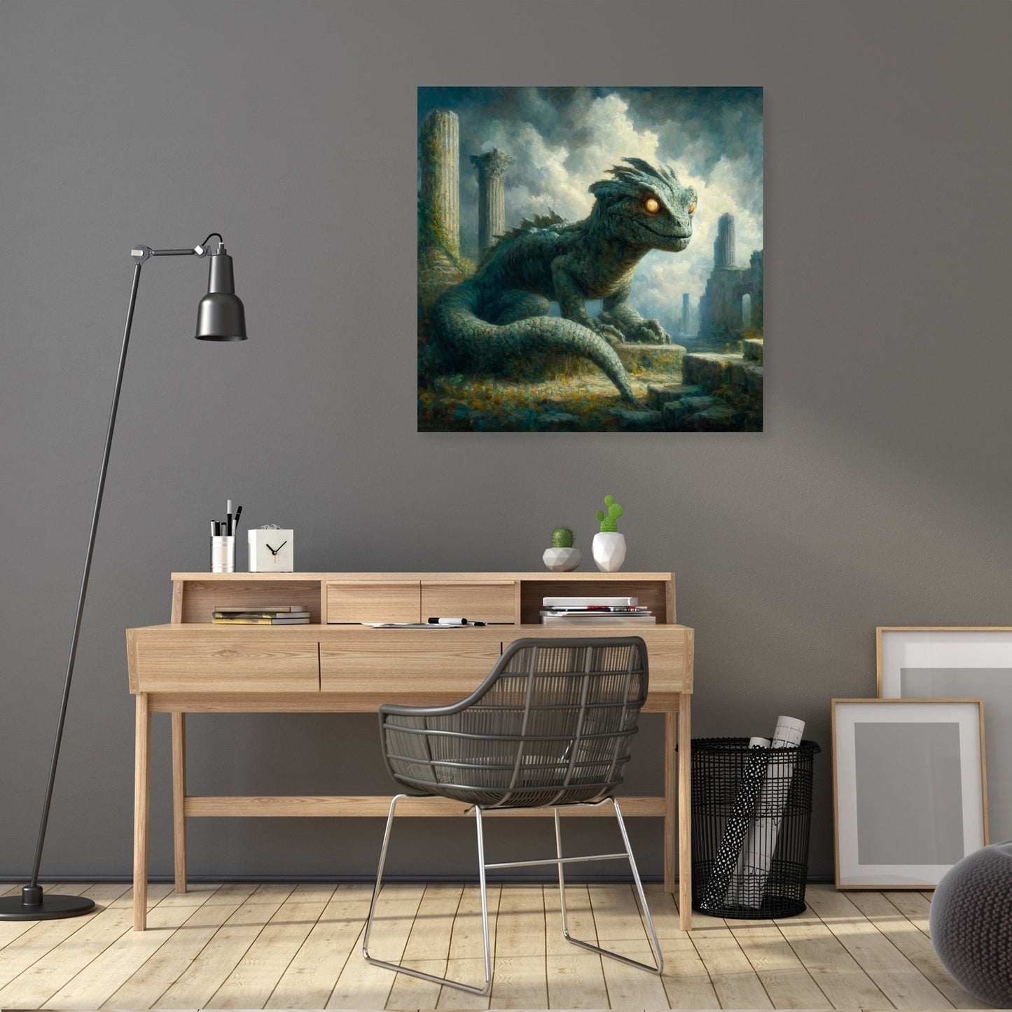 Forgotten Basilisk Ruins Canvas
