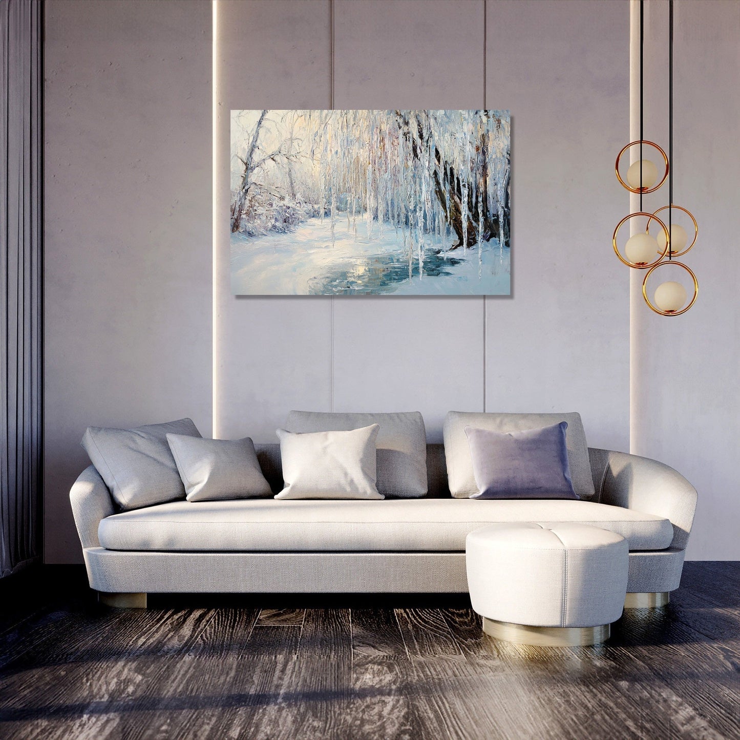 Icicle Dreamscape Canvas