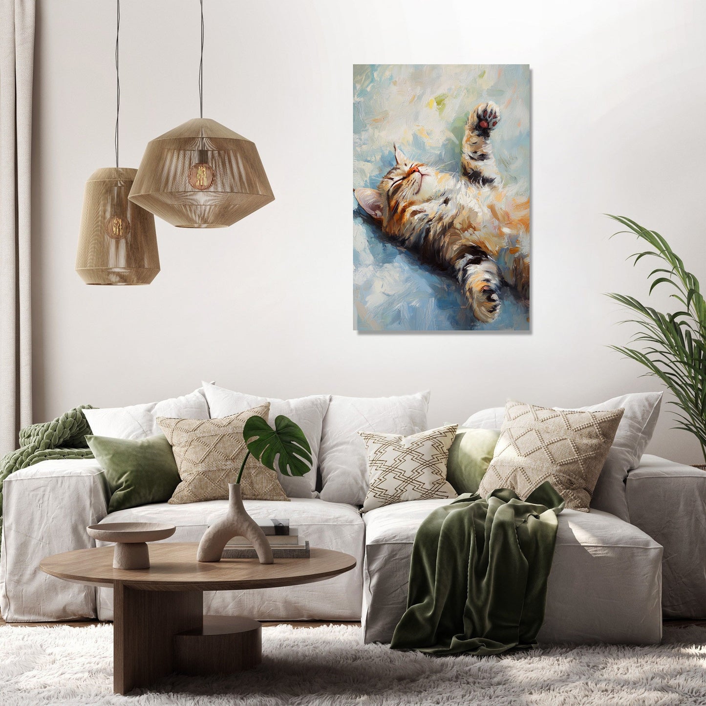 Catnap Stretch Canvas