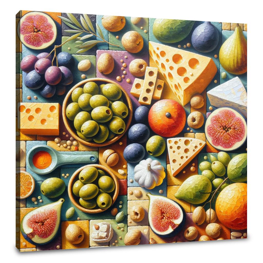 Mediterranean Mosaic Canvas