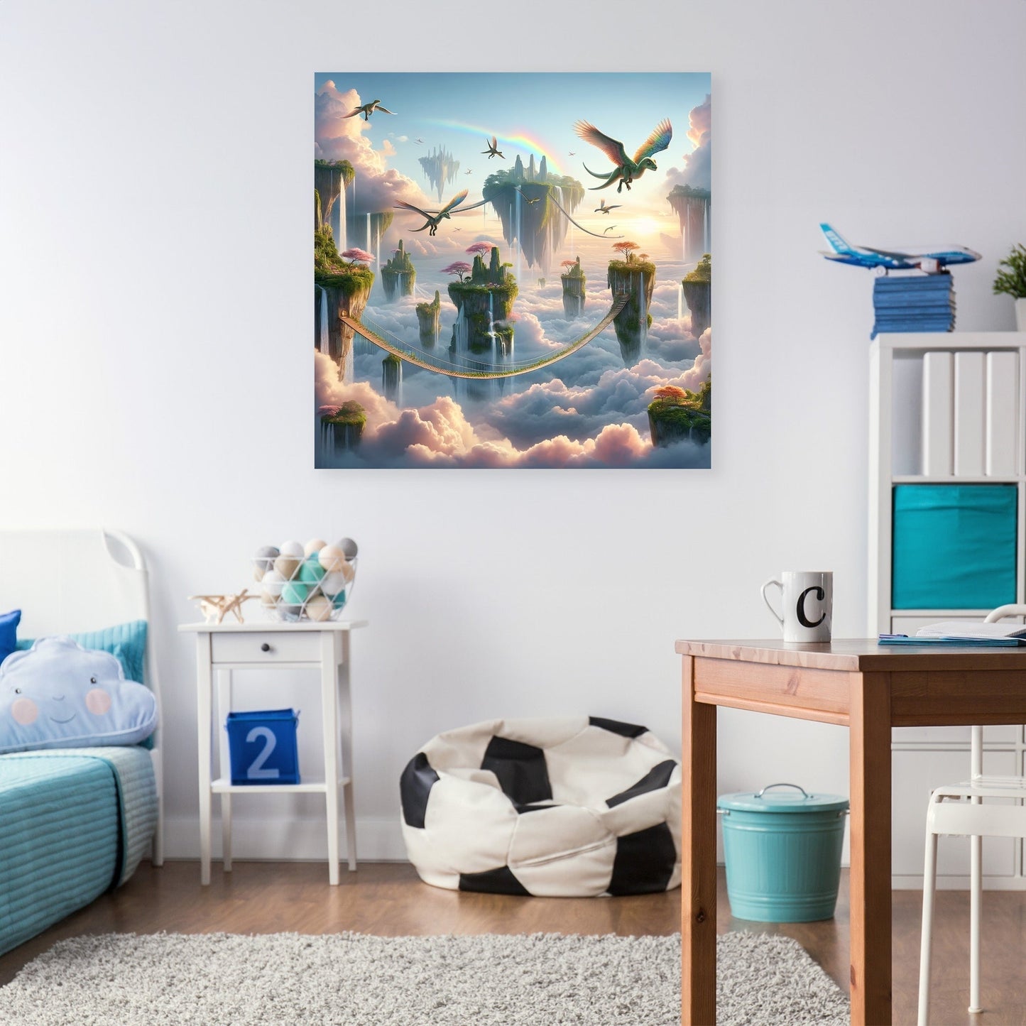 Dinosaur Sky Kingdom Canvas