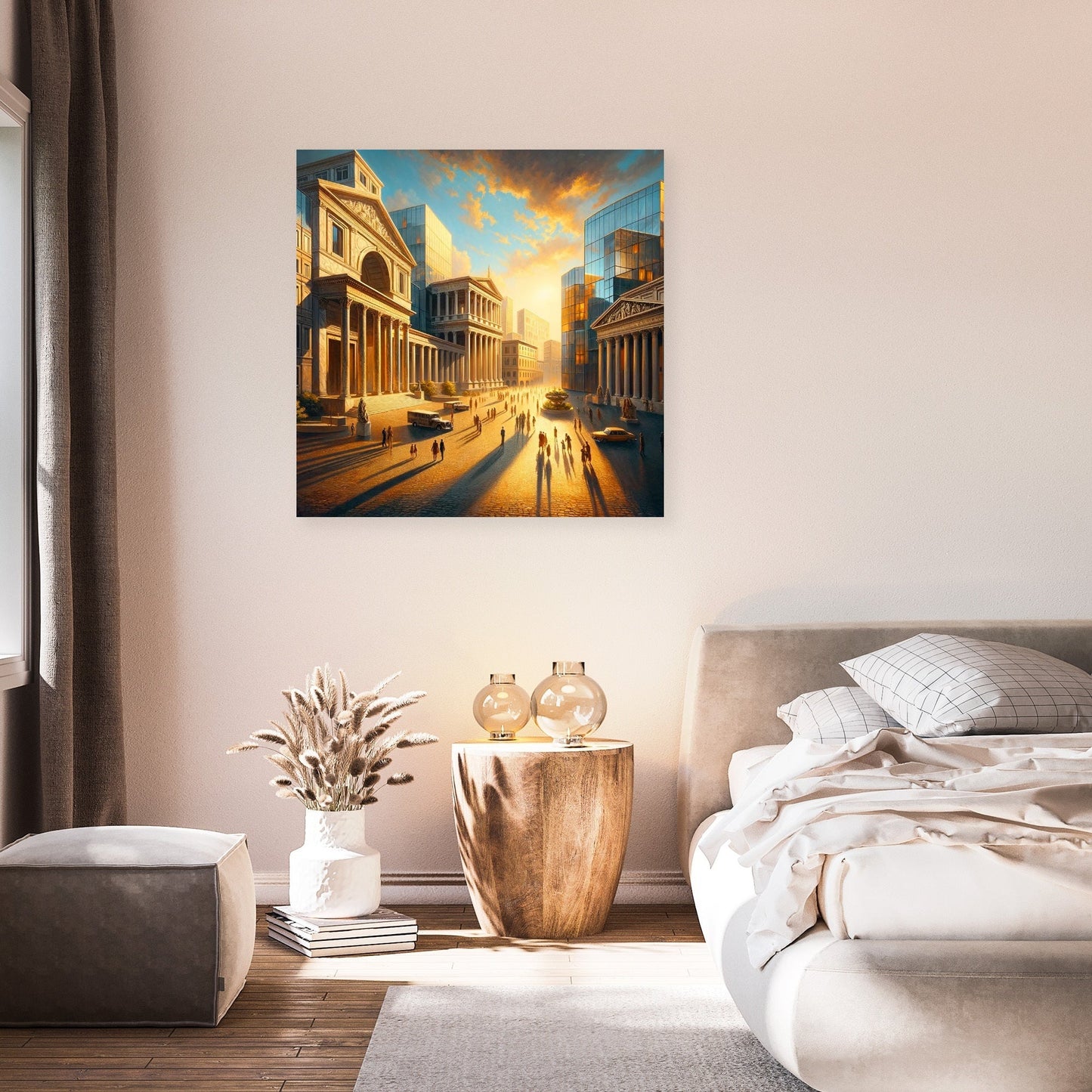 Harmonic Piazza Glow Canvas